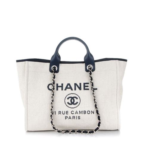 chanel canvas tote bag 2019|large zipped shopping bag chanel.